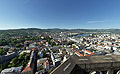 360° Foto von der Spitze des Linzer Dom mit Aussicht nach Norden von Linz